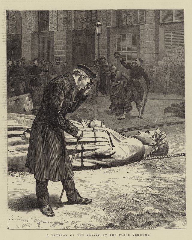 Um veterano do Império na Place Vendome de Charles Green