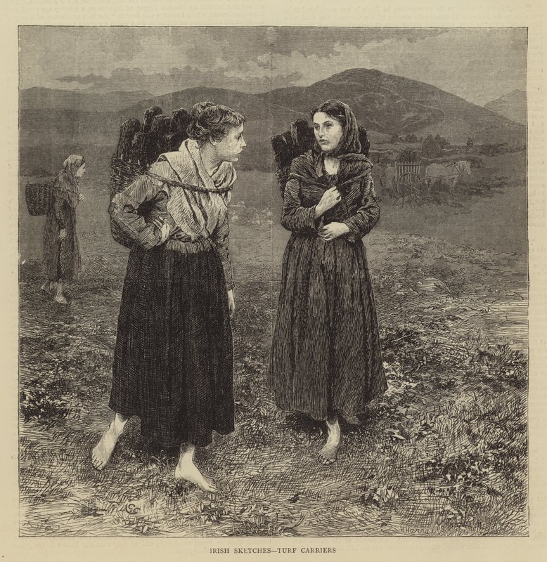 Esboços Irlandeses, Portadores De Relva de Charles Green