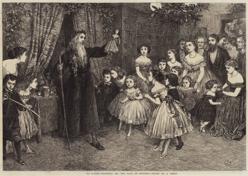 Velho Pai Natal; ou, a caverna do mistério de Charles Green