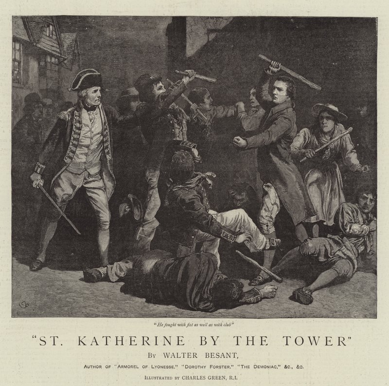 St Katherine pela torre de Charles Green