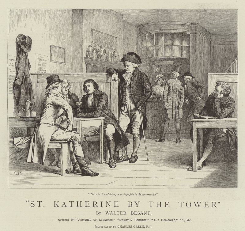 St Katherine pela torre de Charles Green