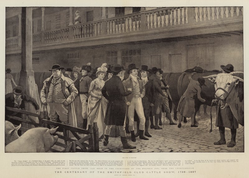 O Centenário do Smithfield Club Cattle Show, 1798-1897 de Charles Green
