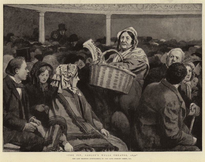 O poço, Sadler&39;s Wells Theatre, 1850 de Charles Green