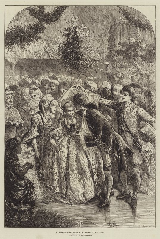 Uma dança de natal há muito tempo de Charles J. Staniland