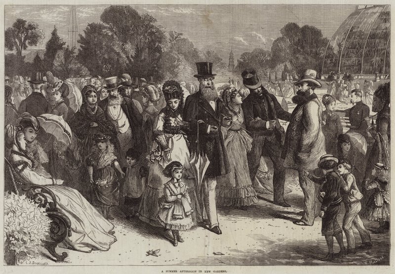 Uma tarde de verão em Kew Gardens de Charles J. Staniland