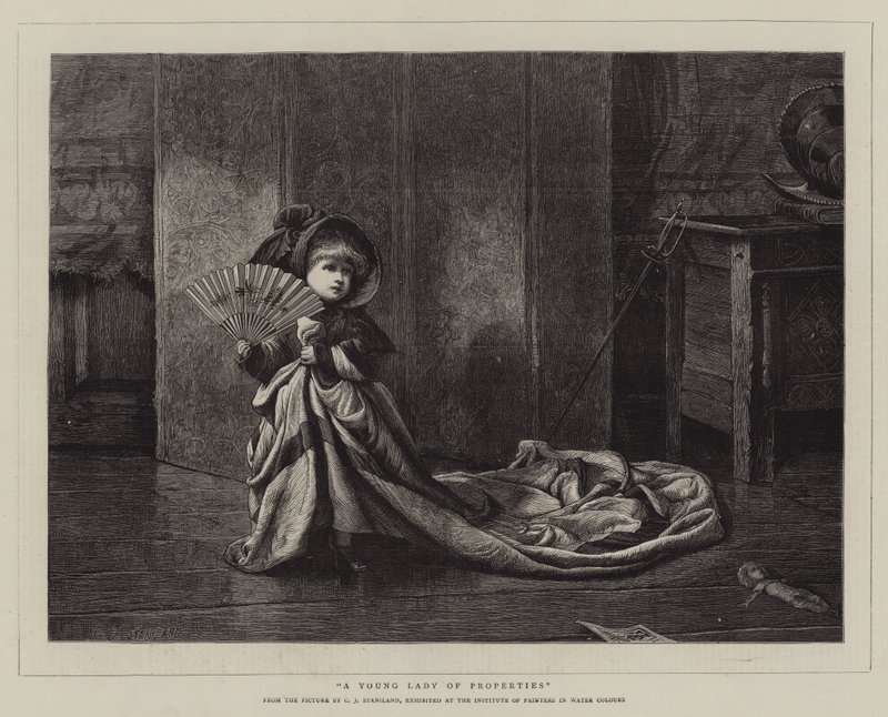 Uma jovem senhora de propriedades de Charles J. Staniland