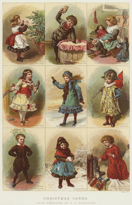 Cartões de Natal de Charles J. Staniland