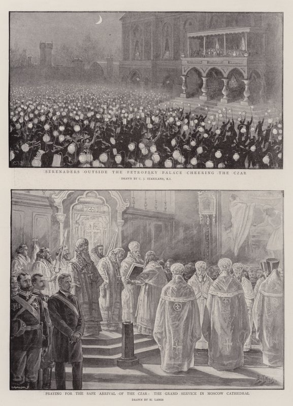 A coroação do czar de Charles J. Staniland