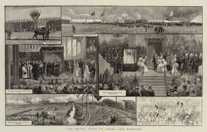 A visita real a Leeds e Preston de Charles J. Staniland