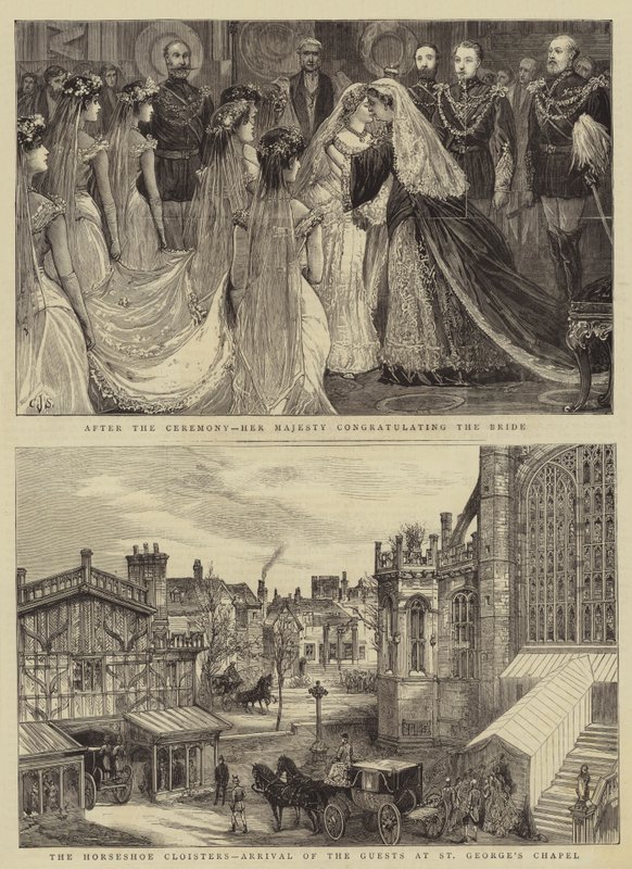 O casamento real em Windsor de Charles J. Staniland