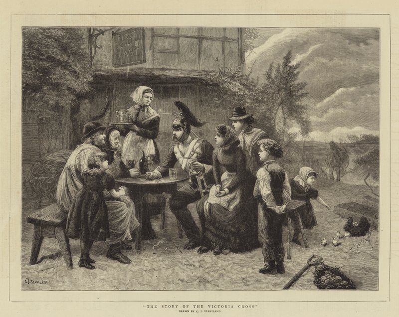 A história da cruz de Victoria de Charles J. Staniland