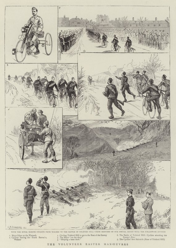 As manobras de Páscoa voluntárias de Charles J. Staniland