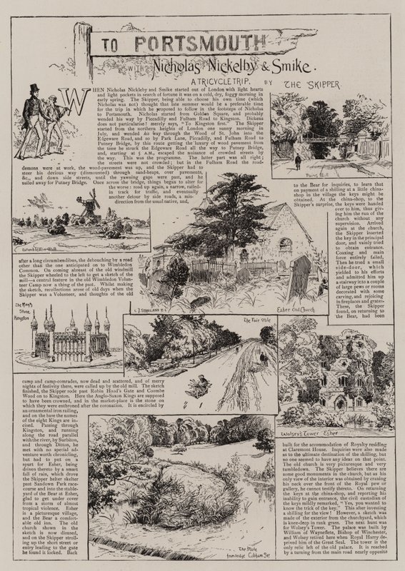 Para Portsmouth com Nicholas Nickleby e Smike de Charles J. Staniland