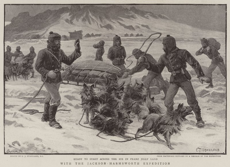 Com a expedição de Jackson-Harmsworth de Charles J. Staniland