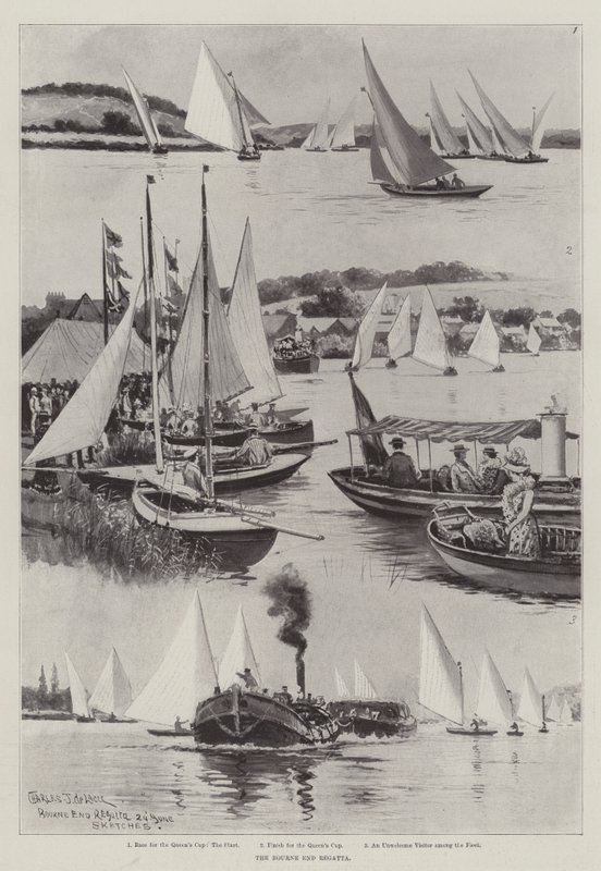 The Bourne End Regatta de Charles John de Lacy