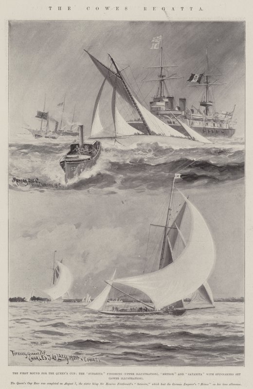 The Cowes Regatta de Charles John de Lacy