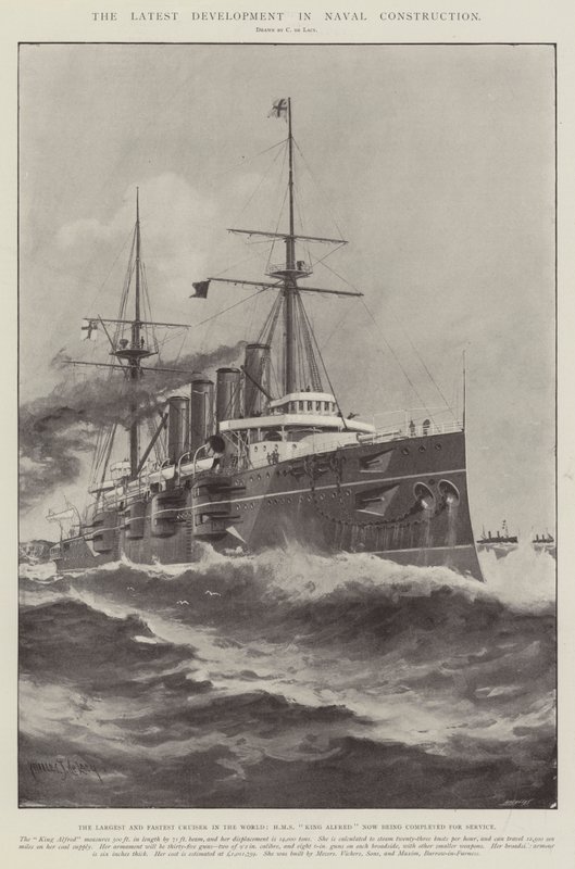 O mais recente desenvolvimento na construção naval de Charles John de Lacy