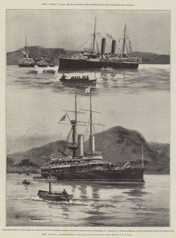 As manobras navais de Charles John de Lacy