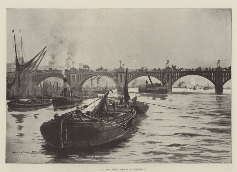 Ponte Vauxhall prestes a ser demolida de Charles John de Lacy