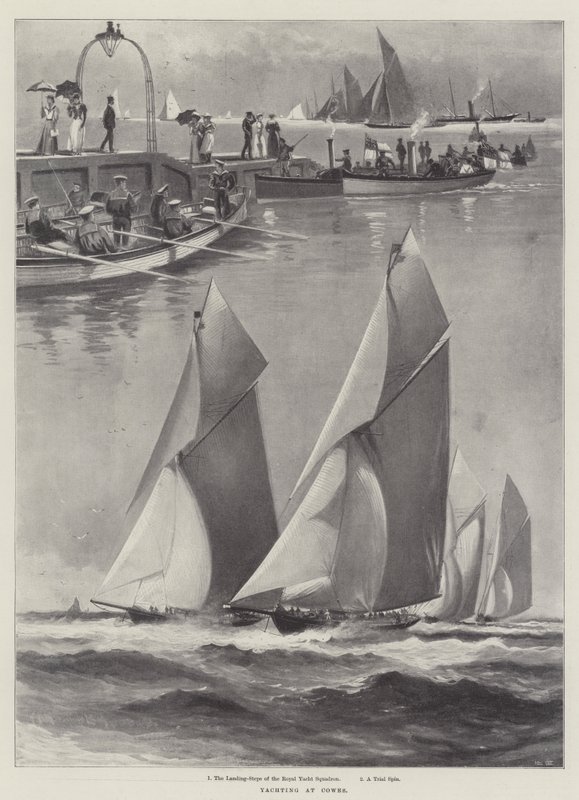 Yachting em Cowes de Charles John de Lacy