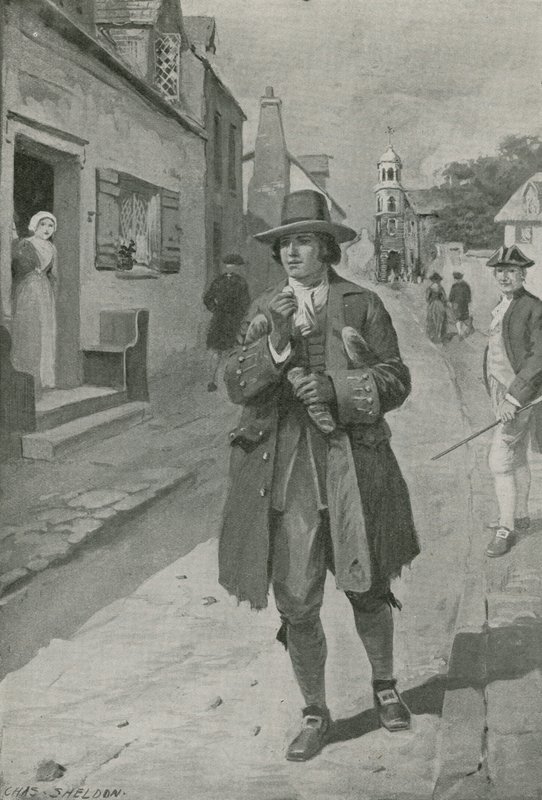 Benjamin Frank está chegando na Filadélfia de Charles Mills Sheldon