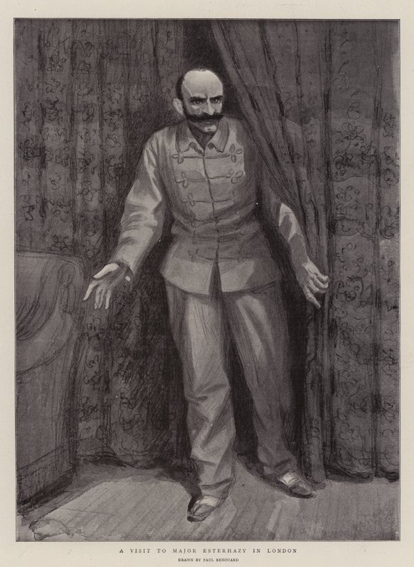 Uma visita ao major Esterhazy em Londres de Charles Paul Renouard