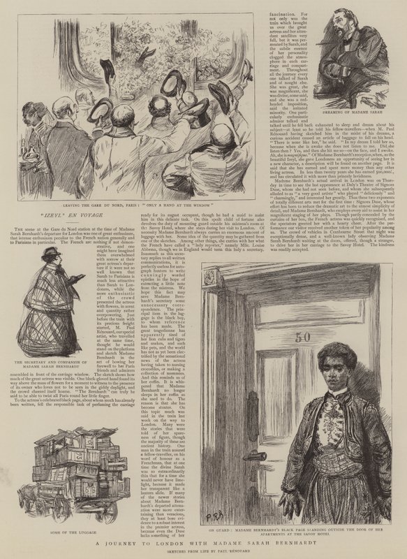 Uma viagem a Londres com Madame Sarah Bernardt de Charles Paul Renouard