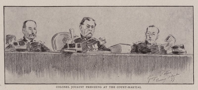 Coronel Jouaust, presidente do Tribunal Marcial de Charles Paul Renouard