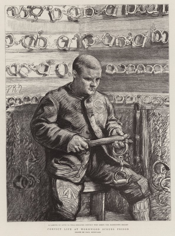 Convict Life in Wormwood Scrubs Prisão de Charles Paul Renouard