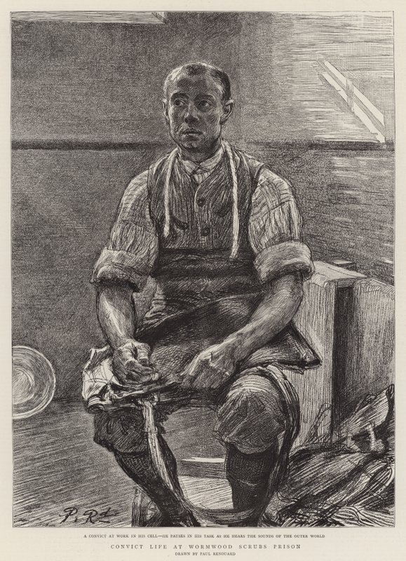 Convict Life in Wormwood Scrubs Prisão de Charles Paul Renouard