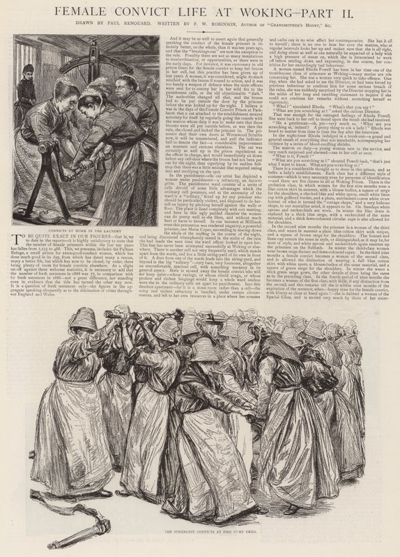 Vida condenada feminina em Woking de Charles Paul Renouard