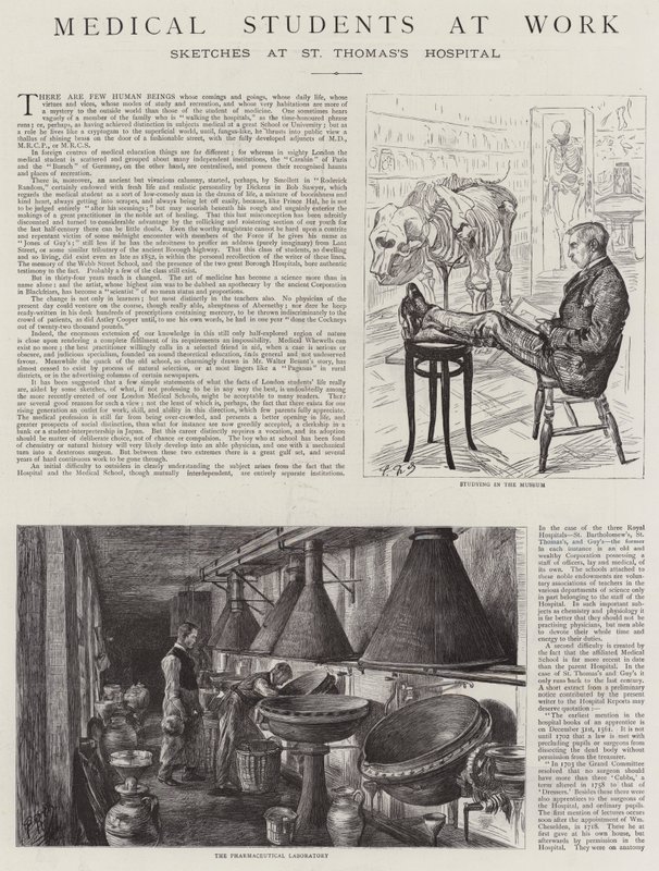 Estudantes de Medicina no Trabalho de Charles Paul Renouard