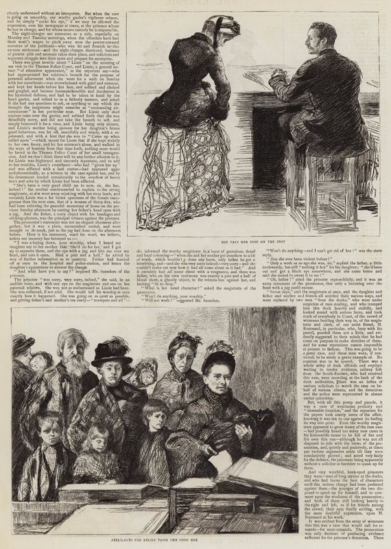 Esboços nos tribunais da polícia de Londres de Charles Paul Renouard