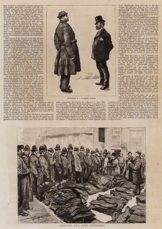 Esboços nos tribunais da polícia de Londres de Charles Paul Renouard