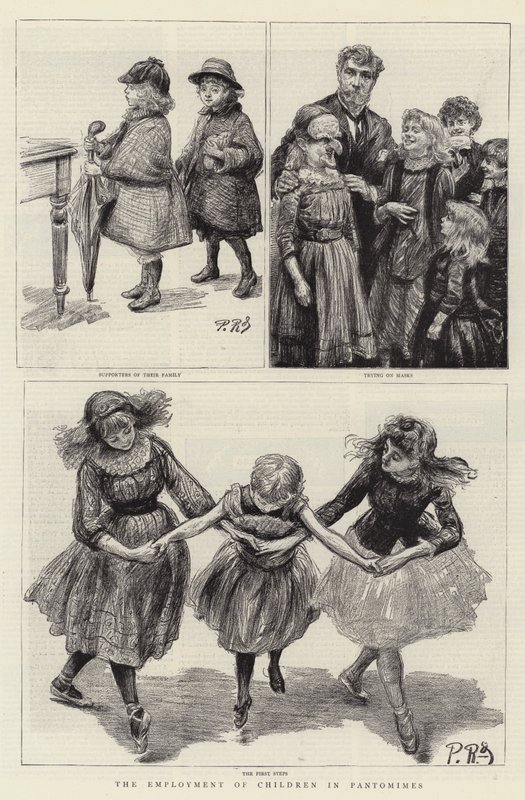 O emprego de crianças em pantomimas de Charles Paul Renouard