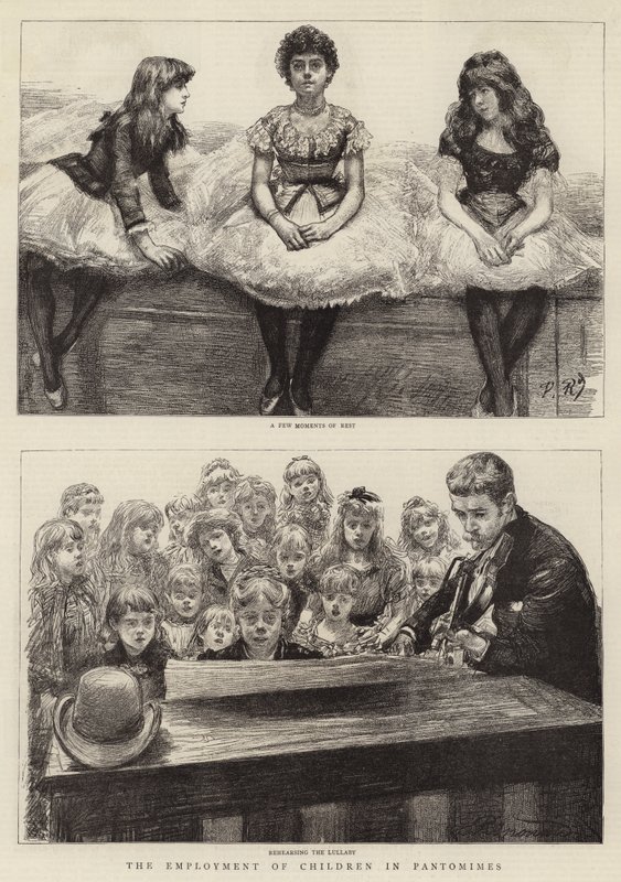 O emprego de crianças em pantomimas de Charles Paul Renouard