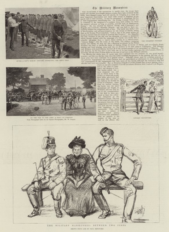 As manobras militares de Charles Paul Renouard