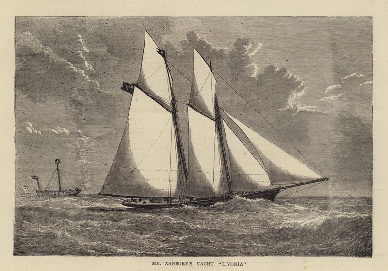 Iate Livonia, do Sr. Ashbury de Charles Ricketts