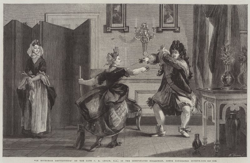 O cavalheiro burguês de Charles Robert Leslie