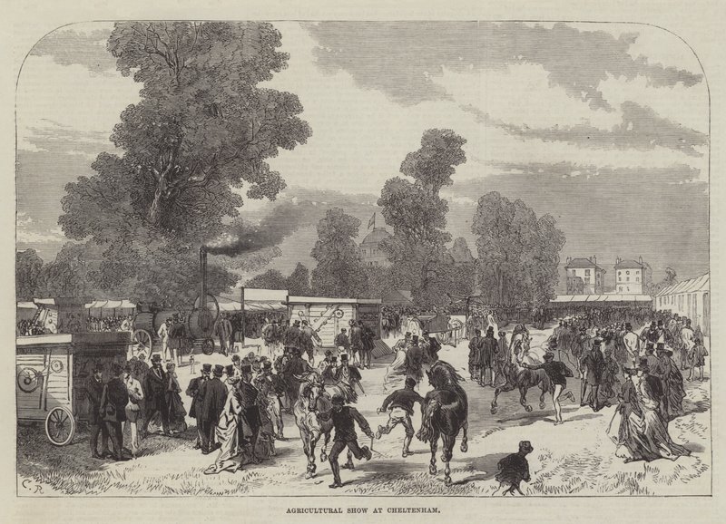 Mostra agrícola em Cheltenham de Sir John Charles Robinson