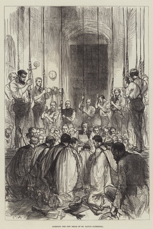 Bênção dos novos sinos da catedral de São Paulo de Sir John Charles Robinson
