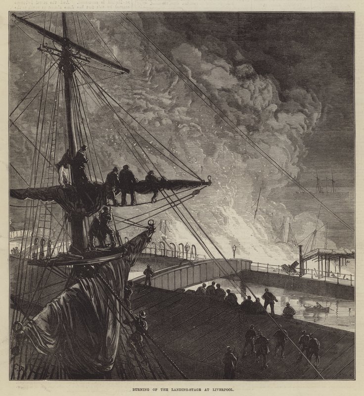 Queima da aterragem em Liverpool de Sir John Charles Robinson