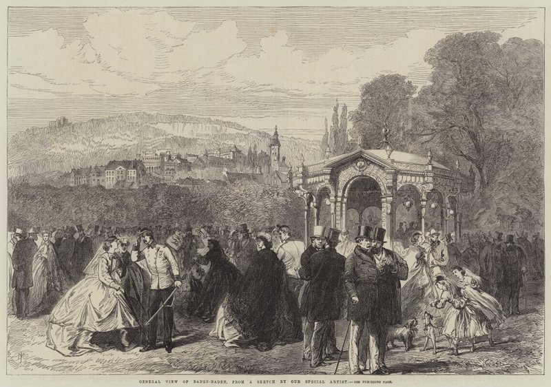 Vista Geral de Baden-Baden de Sir John Charles Robinson