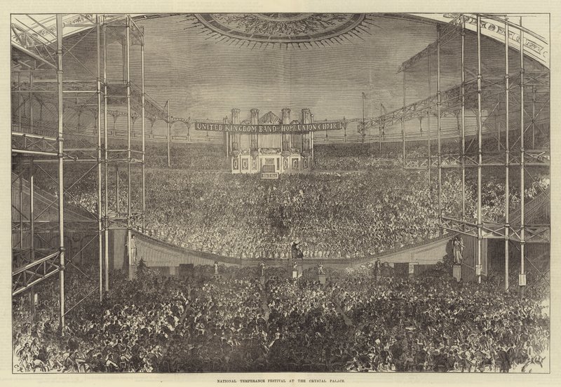 Festival Nacional de Temperança no Palácio de Cristal de Sir John Charles Robinson