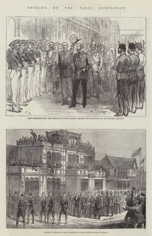Abertura da Exposição de Paris de Sir John Charles Robinson