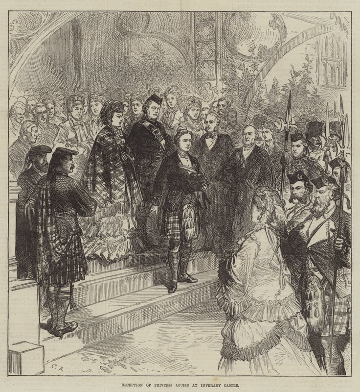 Recepção da Princesa Luísa no Castelo de Inverary de Sir John Charles Robinson