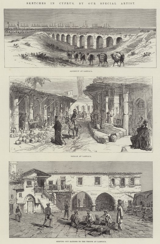 Esboços em Chipre de Sir John Charles Robinson