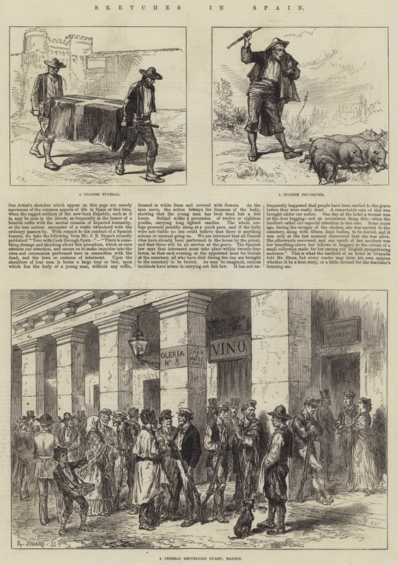 Esboços na Espanha de Sir John Charles Robinson