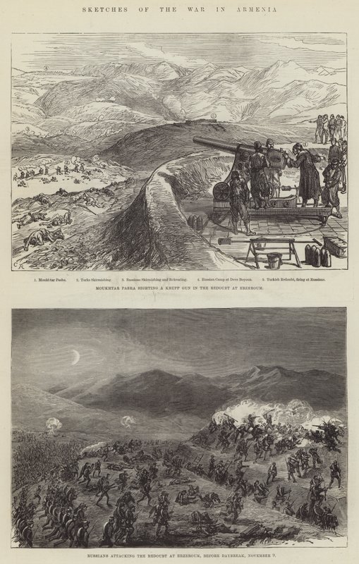 Esboços da guerra na Armênia de Sir John Charles Robinson