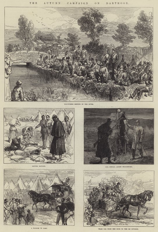 A campanha de outono em Dartmoor de Sir John Charles Robinson